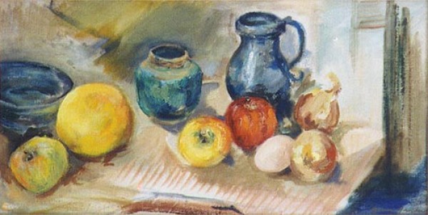 Still Life with Pewter Mug, a painting by Grace Gardner