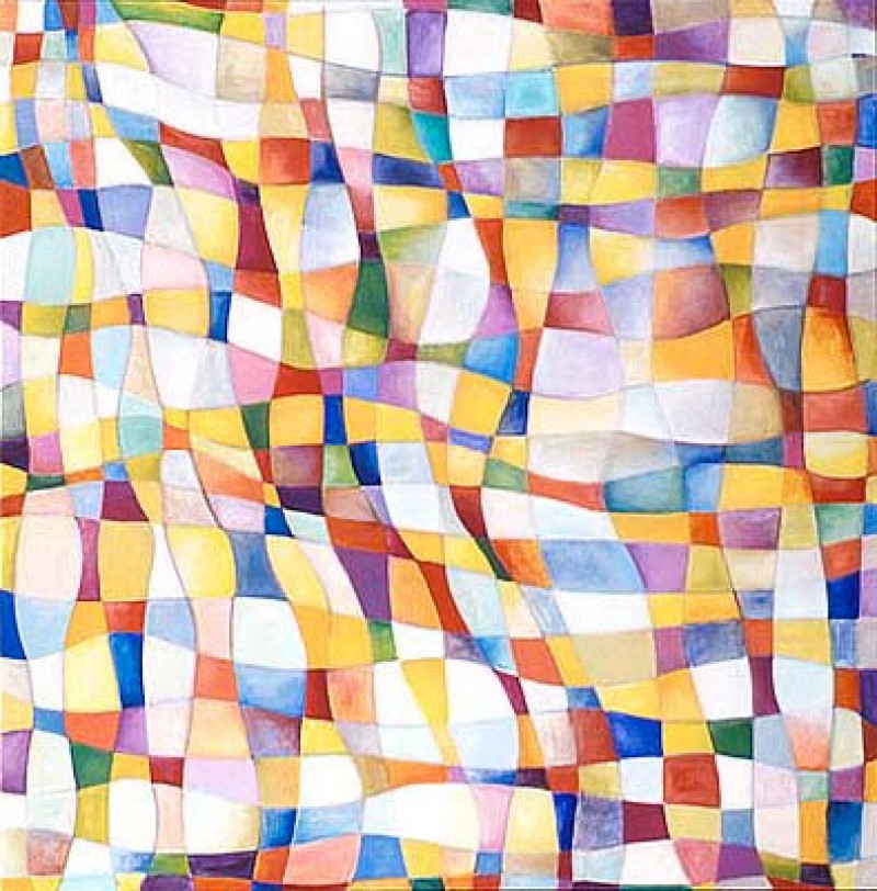 Grid Dancing, a painting by Grace Gardner